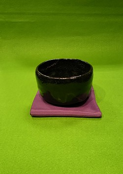 佐々木虚室 茶碗《黒楽》396,000円 写真1/2